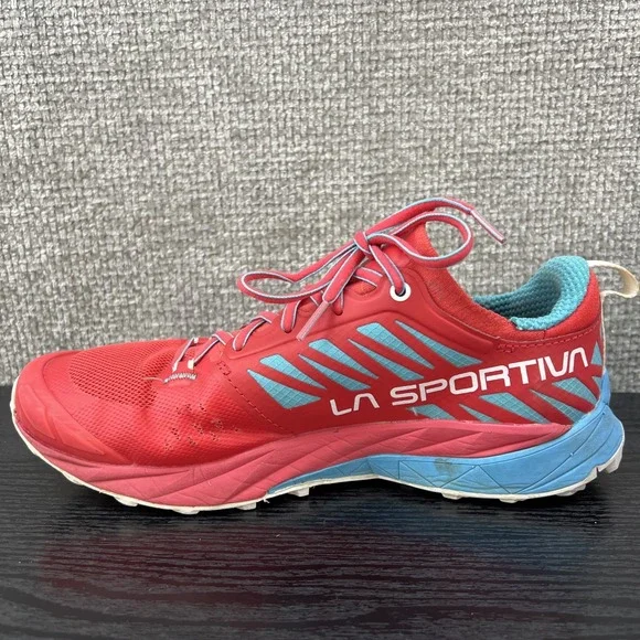 La Sportiva Women's Size 7 Kaptiva Hibiscus Malibu Blue Training Racing Shoe - Picture 6 of 11